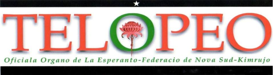 Telopeo: oficiala organo de la Esperanto-Federacio de Nova Sud-Kimrujo