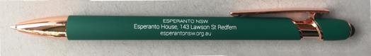 Green pen: Esperanto NSW